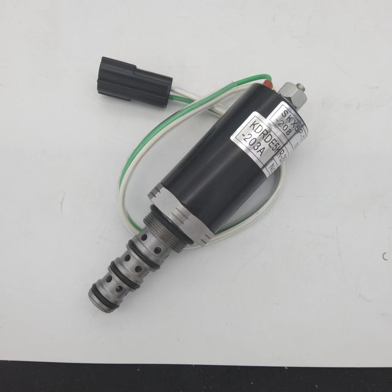 KDRDE5KR-20 40C07-203A ปั๊มไฮดรอลิกโซลินอยด์วาล์วสำหรับ SK200-6 SK200-3 DH200-7 EC210