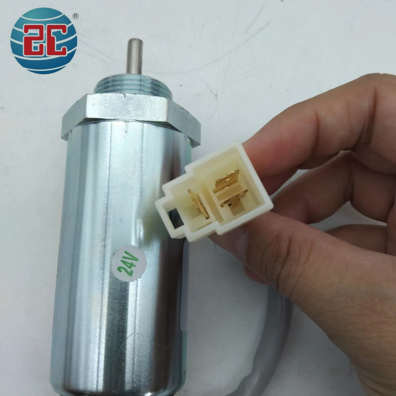 897209-1152 รถขุดหยุดโซลินอยด์วาล์วสำหรับ HITACHI MV2-40 EX40 SK75 4LE1 4LE2