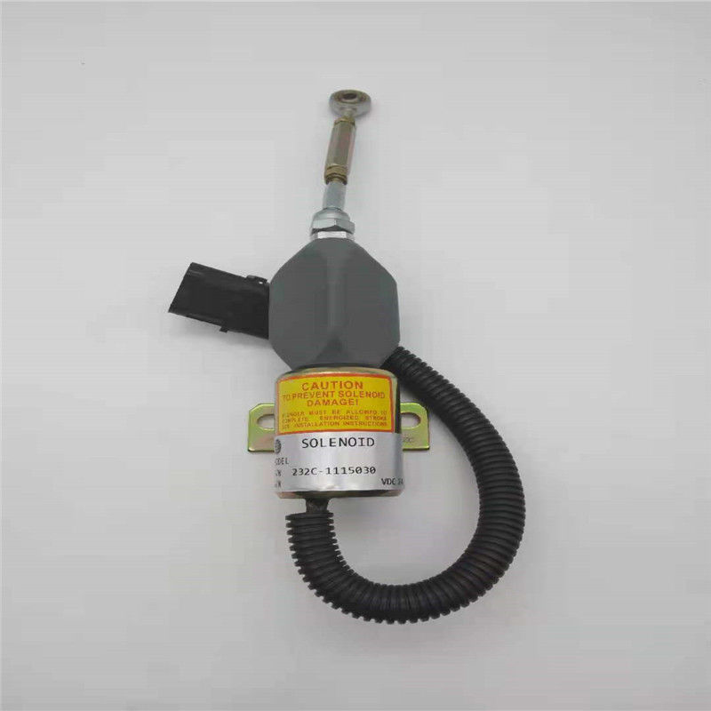 232C-1115030 BTG18056 หยุดโซลินอยด์วาล์ว Fit สำหรับ Doosan VOLVO CATERPILLAR ส่วนเครื่องยนต์