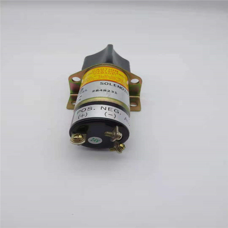 SA-3453-T 2848231 หยุดโซลินอยด์วาล์ว 24V เหมาะสำหรับชิ้นส่วนเครื่องยนต์รถขุด Perkins