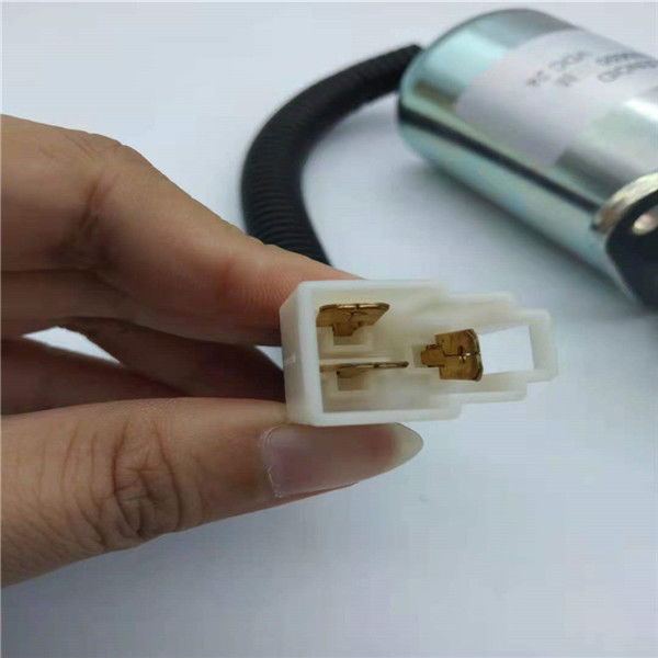 3935650 Triangular Plug Stop Solenoid Valve Fit สำหรับ Cummins 6CT Excavator Engine Parts