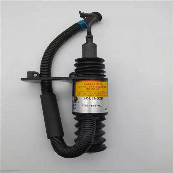 D59-105-01 Stop Solenoid Valve เหมาะสำหรับ Dongfeng Excavator Engine Parts 24V