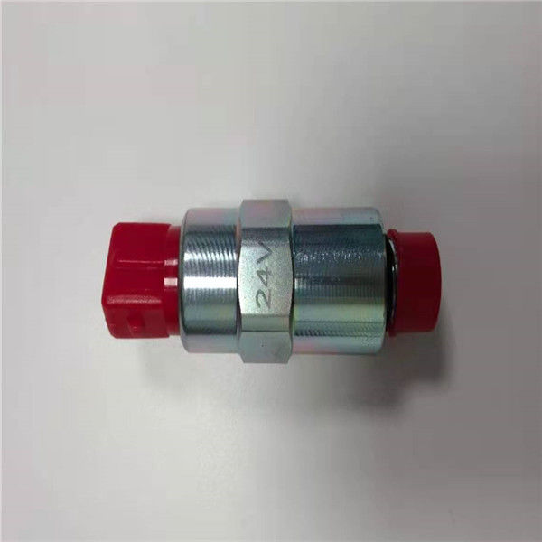 Fit สำหรับ CAT312 320D2 Perkins 24V หยุดวาล์วขดลวดแม่เหล็กไฟฟ้ารถขุดชิ้นส่วนเครื่องยนต์
