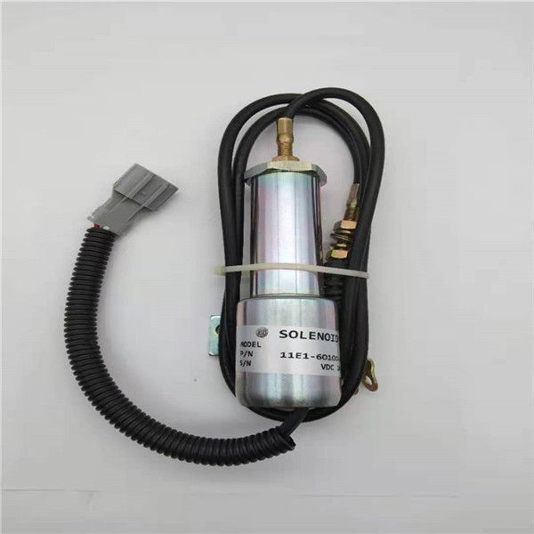 11E1-60100-24 หยุดโซลินอยด์วาล์วเหมาะสำหรับรถขุด Daewoo Doosan DH220-5 24V