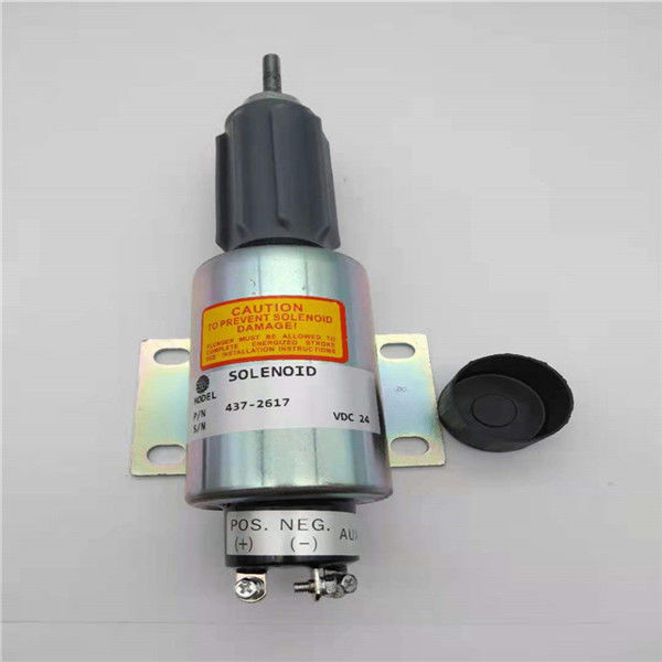 437-2617 2370-24E6U1B5S1A หยุดโซลินอยด์วาล์ว Fit สำหรับ Perkins Excavator Engine 24V