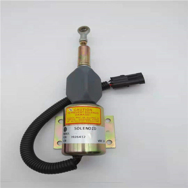 3926412 Stop Solenoid Valve Fit สำหรับ Cummins KOMATSU Excavator Engine Parts 24V