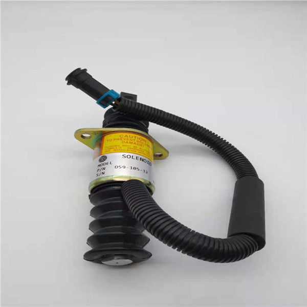 D59-105-12 หยุดโซลินอยด์วาล์ว 24V เหมาะสำหรับ XiaGong 951/953 ShangChai D6114 Loader excavator
