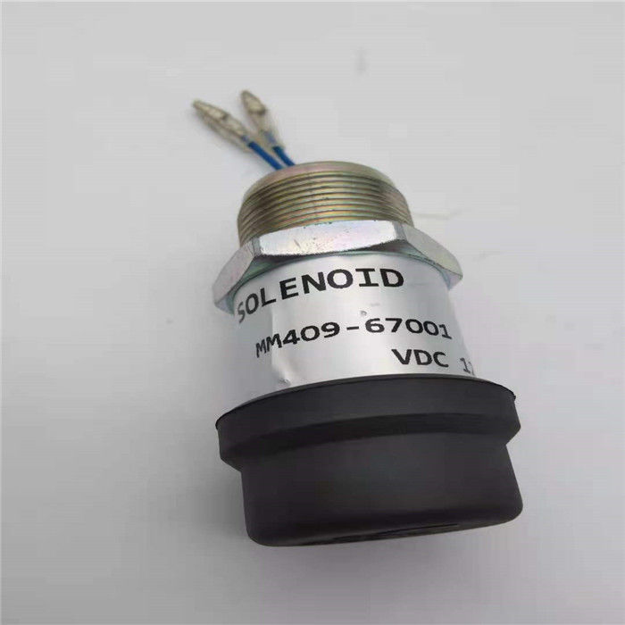 MM409-67001 Stop Solenoid 12V เหมาะกับ Mitsubishi S4L S4L2 L2E K4E K4F E305C K4N