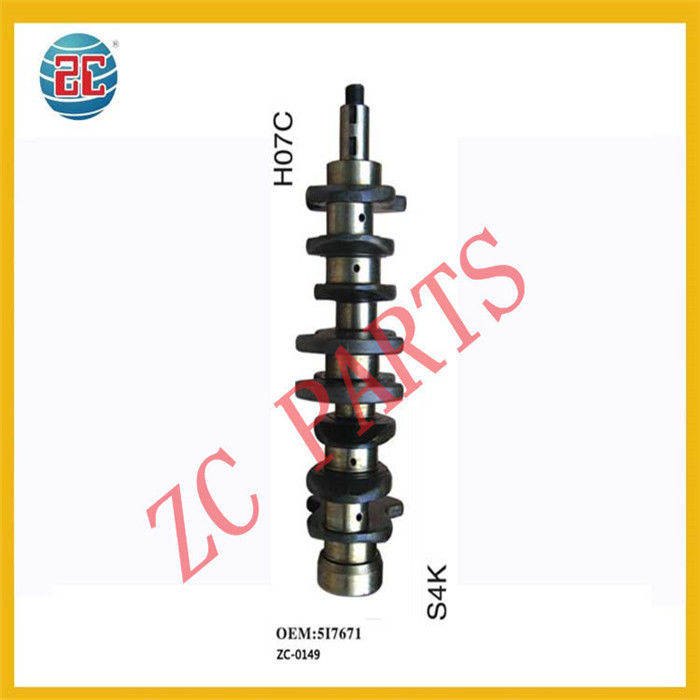 4W3989 517671 เครื่องยนต์ดีเซลเพลาข้อเหวี่ยงเหล็กปลอมแปลงเหมาะสำหรับ S4K CAT E312B E120B