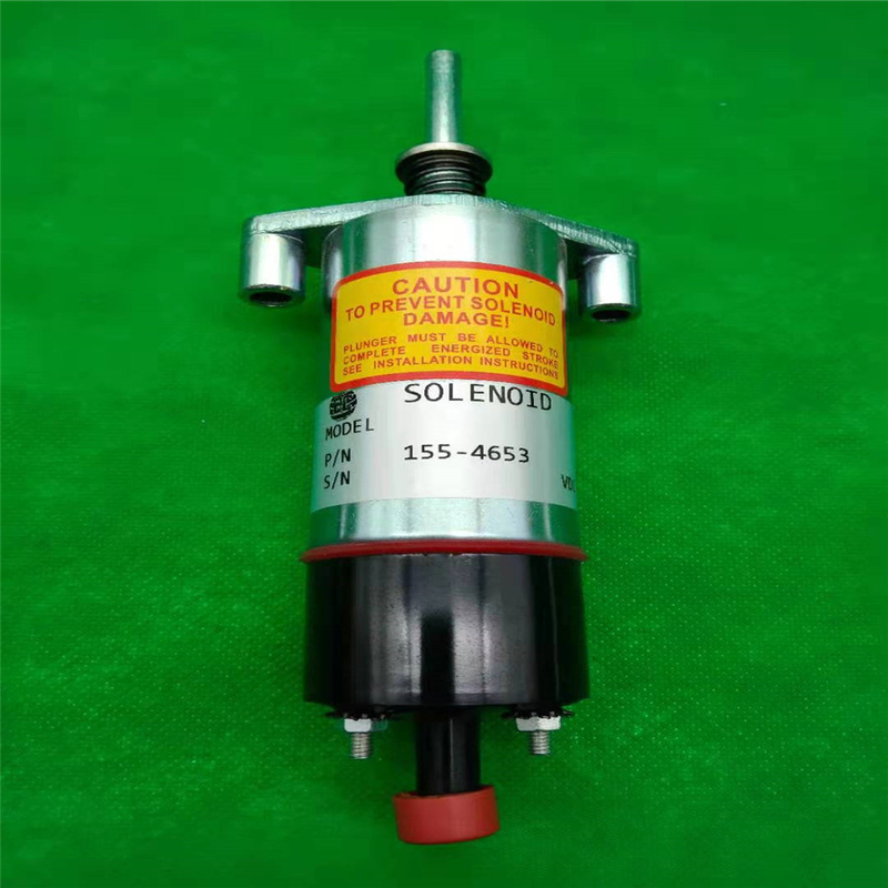 155-4653 รถขุดเครื่องยนต์ดีเซลหยุดโซลินอยด์วาล์ว 24V สำหรับ CAT E330 330B 330C