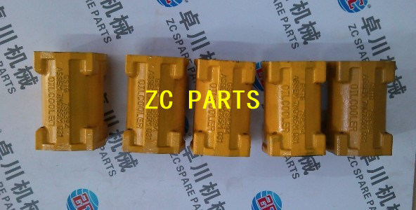 7N0165 7S6394 รถขุดตีนตะขาบชิ้นส่วนไฟฟ้าเครื่องยนต์ Oil Cooler Core Assy สำหรับ E336 3306 C6121