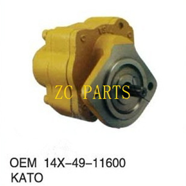 14X-49-11600 ปั๊มเกียร์ไฮดรอลิก Bulldozer Part Scavenge Pump D65P-12 D60P-12