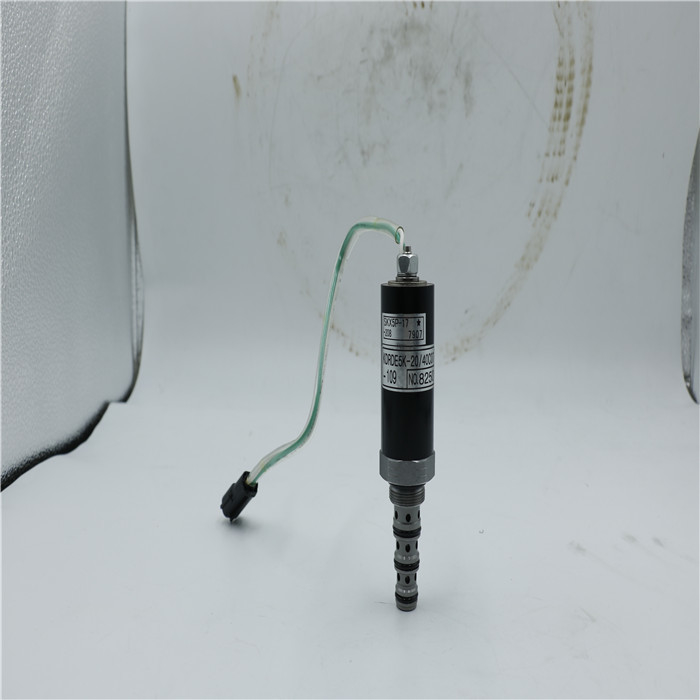 KDRDE5K-20 40C04-109 โซลินอยด์วาล์วขดลวดเดี่ยวเหมาะกับปั๊มไฮดรอลิกของรถขุด Volvo EC210