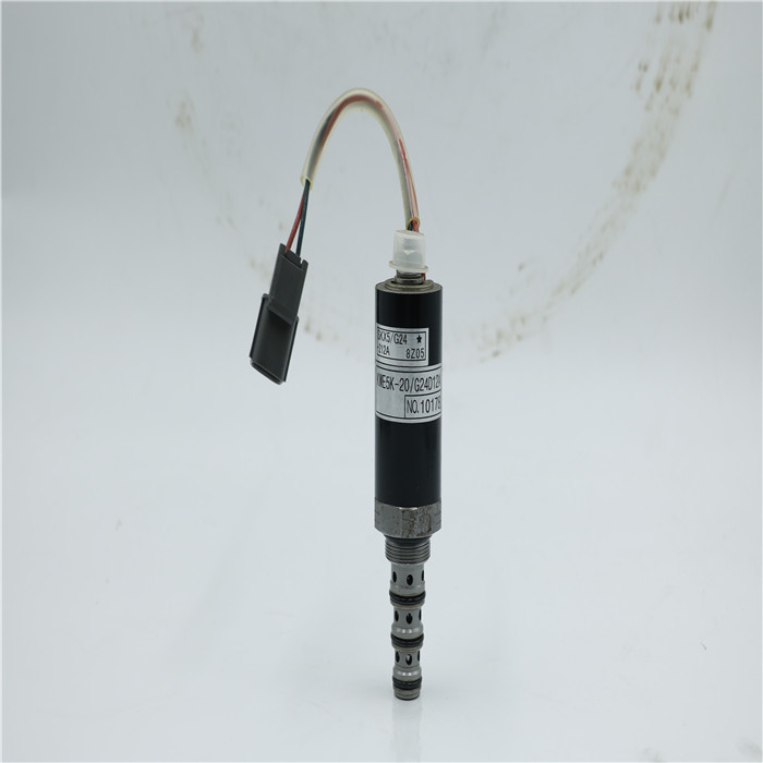 KWE5K-20 G24D12A รถขุดตีนตะขาบชิ้นส่วนไฟฟ้าปั๊มไฮดรอลิกแบบสัดส่วนเหมาะกับ SK200-5 SK100-5