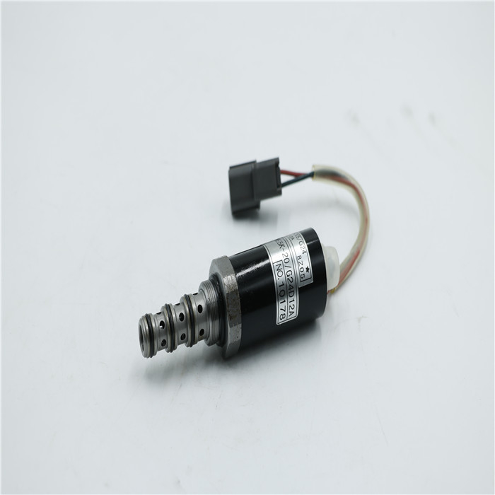 KWE5K-20 G24D12A รถขุดตีนตะขาบชิ้นส่วนไฟฟ้าปั๊มไฮดรอลิกแบบสัดส่วนเหมาะกับ SK200-5 SK100-5